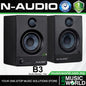 N-Audio B3 50W 3 Inch Professional Active Monitor Speaker Built in Bluetooth - Pair
