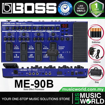 Boss ME-90B Bass Guitar Multi Effect Processor (ME90B)