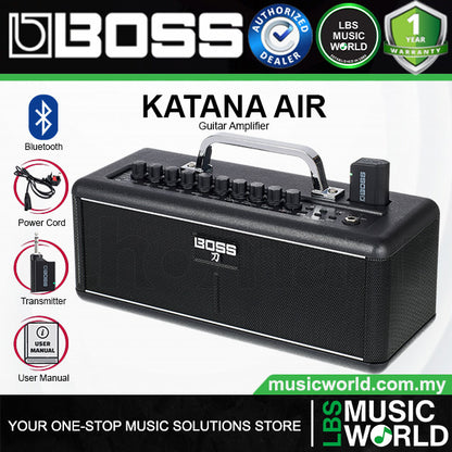 Boss Katana Air 30 Watt Amp Wireless Guitar Bluetooth Speaker Amplifier (KTN-AIR Katana-Air)