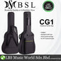 BSL CG1 39 inch Padded Backpack Soft Case Bag for Classical Guitar