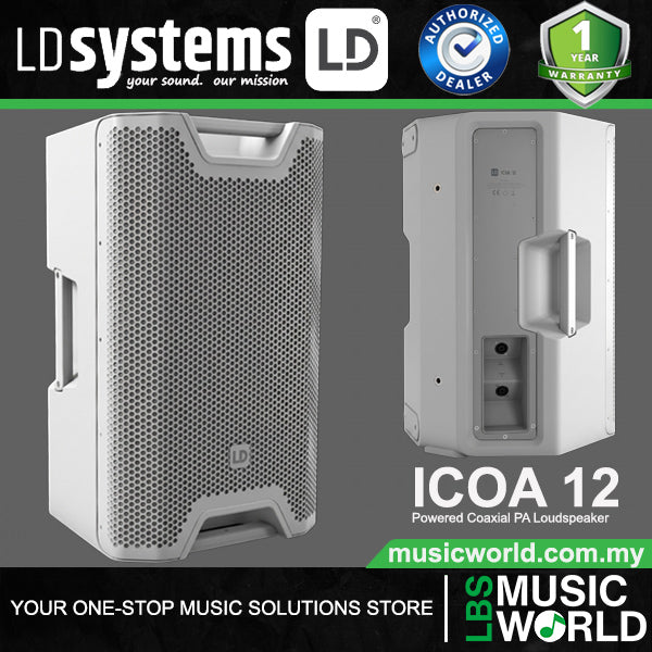 LD Systems ICOA 12 250 Watt 12 Inch Passive Coaxial PA Loudspeaker (LDICOA12INT)