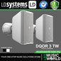 LD Systems DQOR 3 T 16 Ohms Two-way Passive Indoor and Outdoor Installation Loudspeaker - Pair (LDDQOR3T)