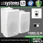 LD Systems CWMS 42 20 Watt 4 Inch Woofer 2 Wat Wall Mount Speaker or Speaker100 Volt - Pair (CWMS42 100V)