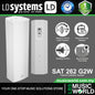 LD Systems SAT 262 G2 180 Watt 2 X 6.5 Inch Passive Installation 2 Way Speaker Wall Loudspeaker (LDSAT262G2)