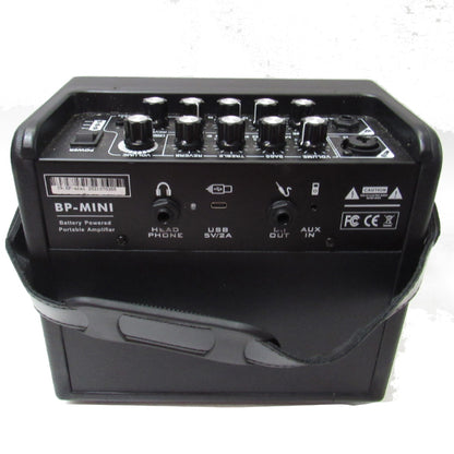 Groovy BP-MINI 30 Watt 6.5 Inch Powered Portable Acoustic Guitar Amplifier with Bluetooth (BPMINI)