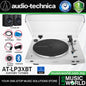 Audio Technica AT-LP3XBT Fully Automatic Belt Drive Analogue Bluetooth Turntable Black Disc Player - White (ATLP3XBT AT LP3XBT)
