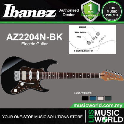 Ibanez AZ2204N Alder Body Prestige Electric Guitar with HSS Pickup and Gotoh Tremolo
