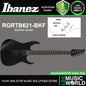 Ibanez RGRTB621 Iron Label Nyatoh Wing Body Electric Guitar with HH Pickup and Ebony Fingerboard - Black Flat