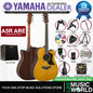 Yamaha A5R ARE Dreadnought Cutaway Acoustic Electric Guitar with Hardcase - Vintage Natural