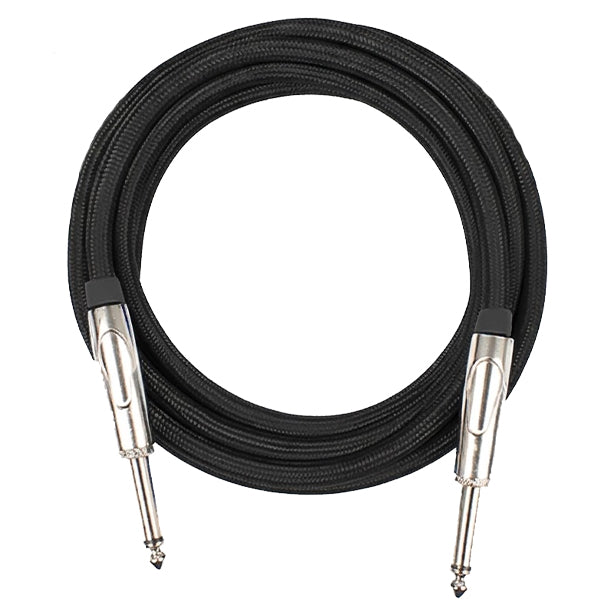 Kirlin IWCX-261PNQ 3 Meter 1/4 Metal Plug Woven Nylon Jacket Instrument Cable (IWCX261PNQ)