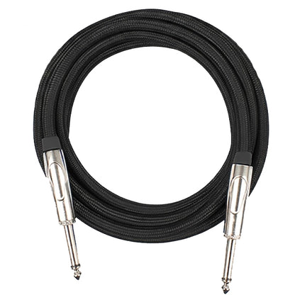 Kirlin IWCX-261PNQ 3 Meter 1/4 Metal Plug Woven Nylon Jacket Instrument Cable (IWCX261PNQ)
