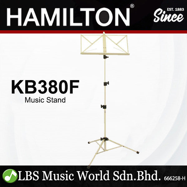 Hamilton KB380F 3 Section Advance Musical Book Stand Black With Bag (KB380)