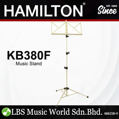 Hamilton KB380F 3 Section Advance Musical Book Stand Black With Bag (KB380)