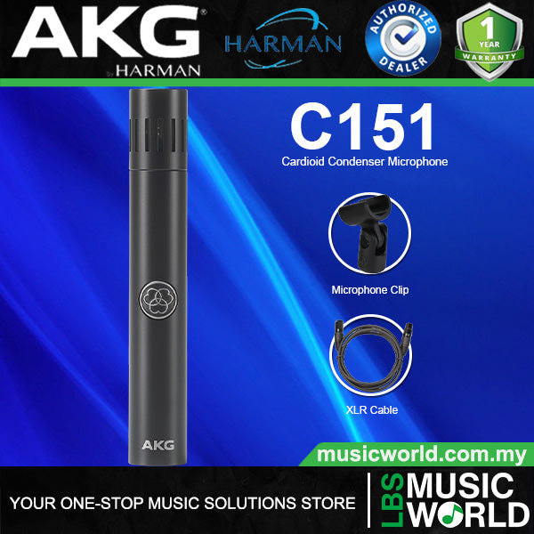 AKG C151 Small Diaphragm Cardioid Condenser Microphone
