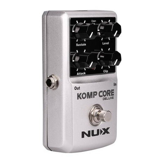 Nux Komp Core Deluxe Multi Function Analog Compressor Effect Guitar Pedal with Clip Modes
