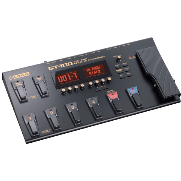 Boss GT-100 Guitar Multi Effect Pedal Processor with Original Adapter (GT100)