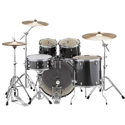 Yamaha Rydeen RDP2F5 5 Piece Acoustic Drum Set With Cymbal Package - Black Glitter