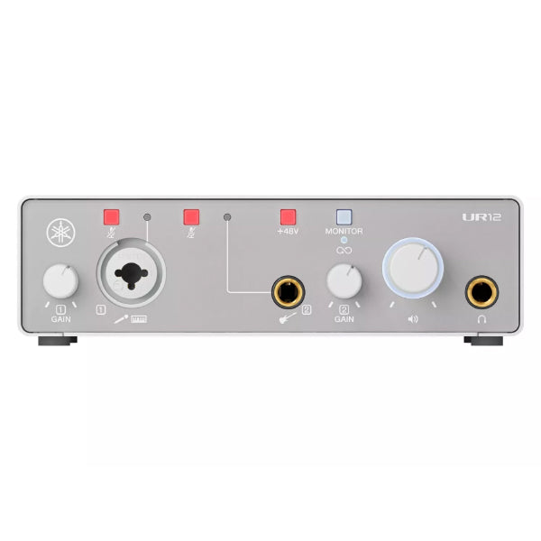 Yamaha Steinberg UR12 MK3 2 x 2 USB 3.0 audio interface with 1 x D-PRE and Cubase