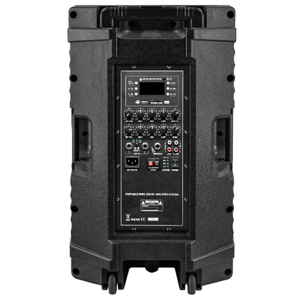 Emix EMPP-58M MKII 12" 450W Powered Portable Speaker with 2 Wireless Mic (EMPP58M MKII)