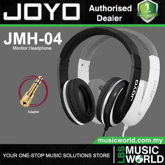 Joyo JMH-04 Dynamic Bass Monitor Studio Headphone with Adapter (JMH04 JMH 04)