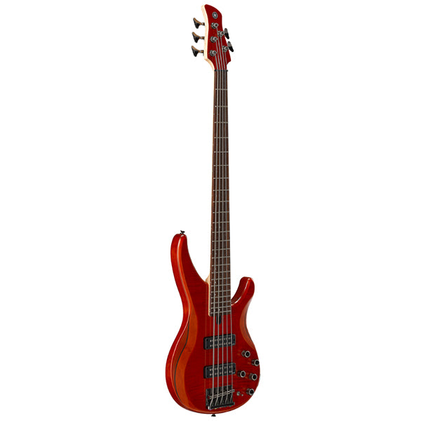 Yamaha TRBX605FM 5 String Electric Active Bass Guitar Flamed Maple Top