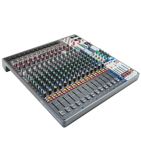 Soundcraft Signature Plus 16 Channel Professional Audio Mixer Compact Analogue Mixing With Effect