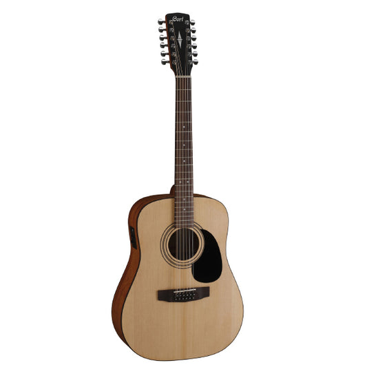Cort AD810-12E Dreadnough Spruce Top Acoustic Guitar (AD81012E AD810 12E)
