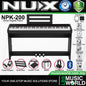 NUX NPK-200 88 Key Digital Piano Wooden Stand 3 Pedal Bench Weighted Keyboard - Full Package (NPK200)