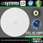LD Systems CFL 52 40 Watt 5.25 Inch Woofer Frameless 2 Way in Wall Speaker or Speaker100 V (CFL52 100V)