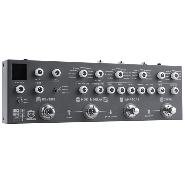 SORAN Go Rig Compact Portable All In One Rechargeable Multi Effects Stompbox (JCMS-G3A JCMS-G3B JCMS-G4)