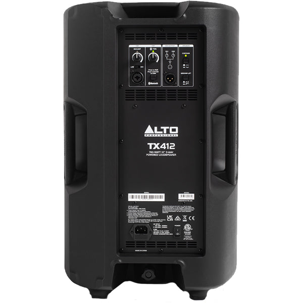Alto Professional TX412 700W 12 Inch Bluetooth Powered Loudspeaker with Stand and Cable