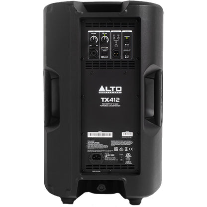 Alto Professional TX412 700W 12 Inch Bluetooth Powered Loudspeaker with Stand and Cable