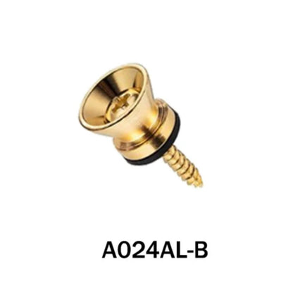 Alice A024AL Pro Set Strap Button For Guitar Acoustic Classical Bass Ukulele Aluminum Alloy (A0 24AL)