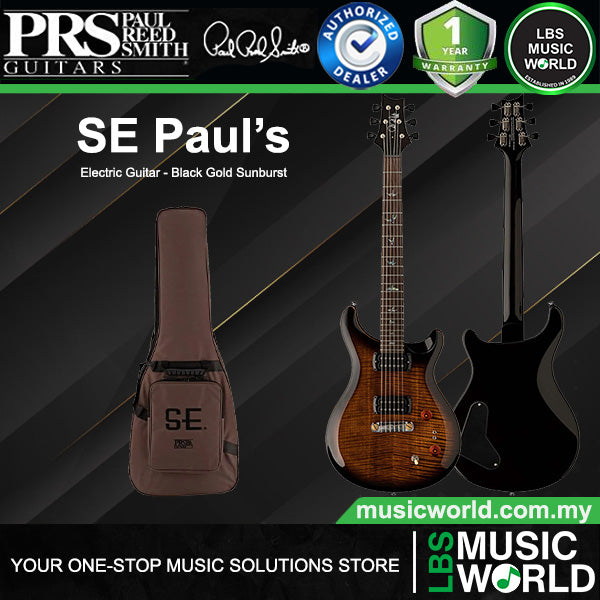 PRS SE Paul's Solidbody Electric Guitar Rosewood Fretboard and HH Pickup with Gig Bag