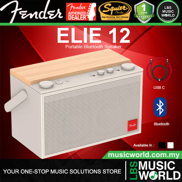 Fender Elie 12 120 Watt 4 Channel Portable Bluetooth Speaker with Built In Battery