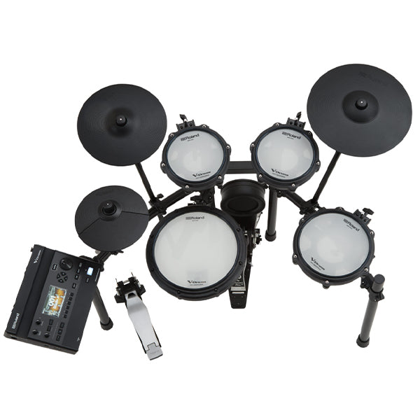 Roland TD313 Compact Digital Electronic V Drum 3 Series Kit Basic Package with Pedal