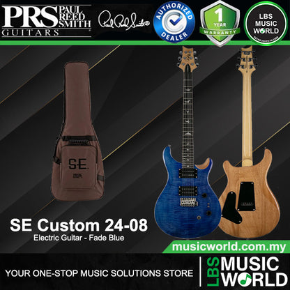 PRS SE Custom 24-08 Solid Body Electric Guitar Rosewood Fingerboard with HH Pickup and Tremolo