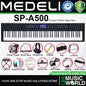 Medeli SP-A500 88 Keys Compact Portable Digital Piano With Backlit LCD Built in Instrument Sound