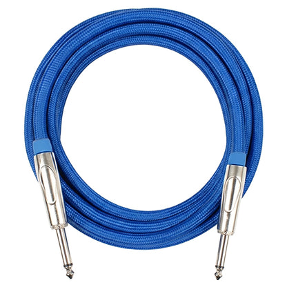 Kirlin IWCX-261PNQ 3 Meter 1/4 Metal Plug Woven Nylon Jacket Instrument Cable (IWCX261PNQ)