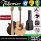 Takamine GN93CE-NAT NEX Cutaway Solid Spruce Top Acoustic Electric Guitar with Bag - Natural (GN93CE NAT)