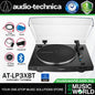 Audio Technica AT-LP3XBT Fully Automatic Belt Drive Analogue Bluetooth Turntable Black Disc Player (ATLP3XBT AT LP3XBT)