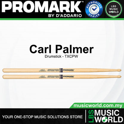 ProMark TXCPW Carl Palmer Hickory Arrowhead Wood Tip Drumsticks