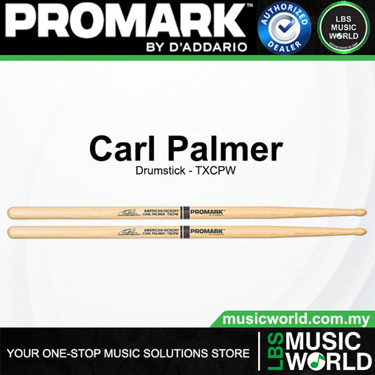 ProMark TXCPW Carl Palmer Hickory Arrowhead Wood Tip Drumsticks