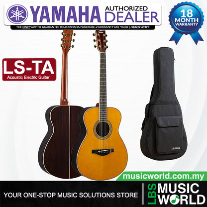 YAMAHA LS-TA TransAcoustic Guitars Acoustic Guitar With Case and Pickup (LSTA)