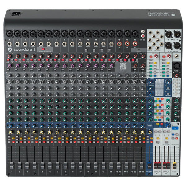 Soundcraft Signature Plus 22 Channel Professional Audio Mixer Compact Analogue Mixing with Effect