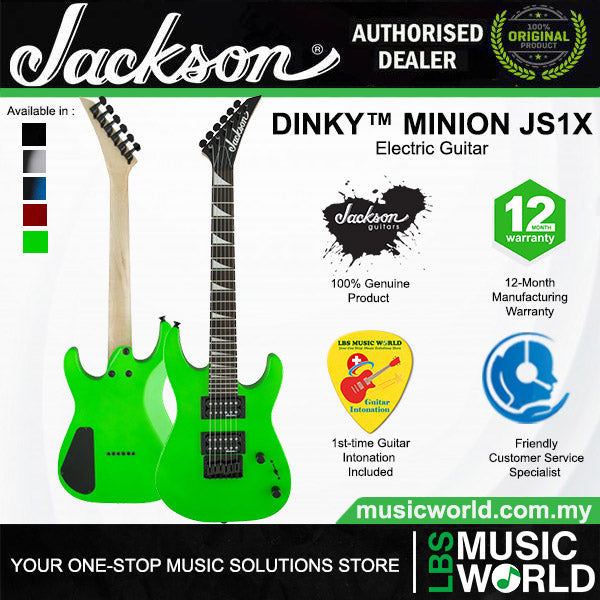 Jackson JS1X Dinky Minion Poplar Body Amaranth Fretboard Electric Guitar HH Pickup