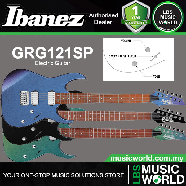 Ibanez GRG121SP Poplar Body Electric Guitar With Jatoba fretboard and HH Pickup (GRG121 SP)