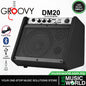 Groovy DM20 20 Watt 6.5 Inch Electronic Drum Amplifier with Bluetooth