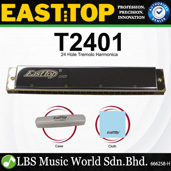Easttop T2401 24 Hole Tremolo Harmonica For Beginner - C Key