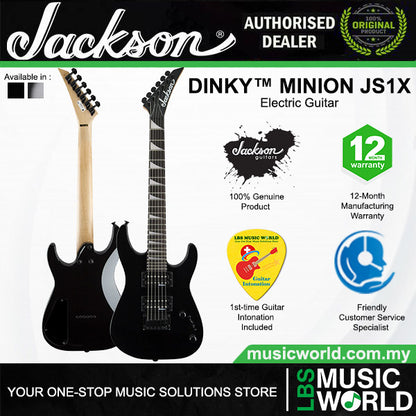 Jackson JS1X Dinky Minion Poplar Body Amaranth Fretboard Electric Guitar HH Pickup